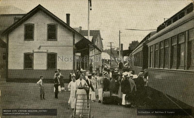 Postcard: Railroad Station, Contoocook, New Hampshire